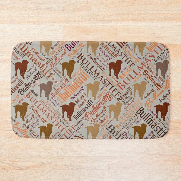 Item preview, Bullmastiff Dog Word Art pattern designed and sold by k9printart.