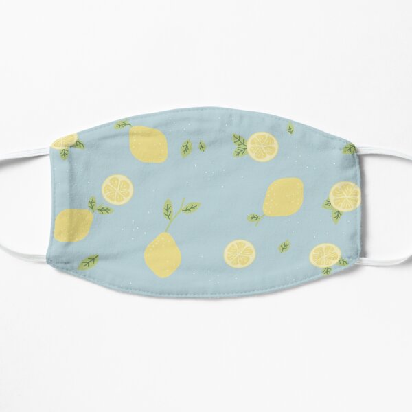 Summer Lemons Flat Mask