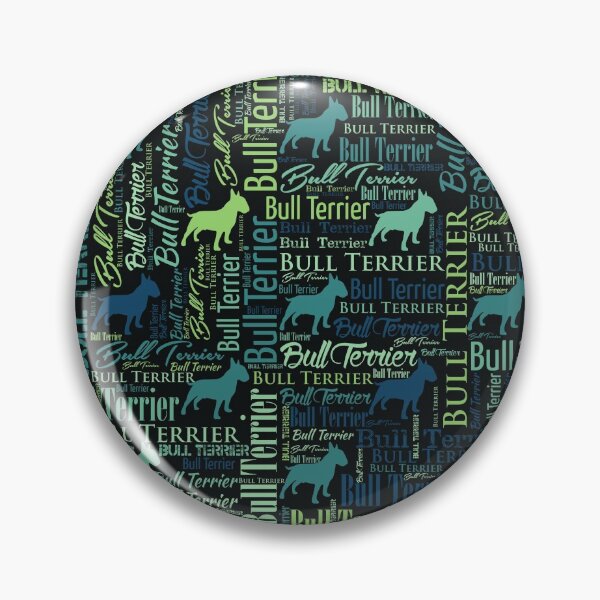 Item preview, Bull Terrier Dog Word Art pattern designed and sold by k9printart.