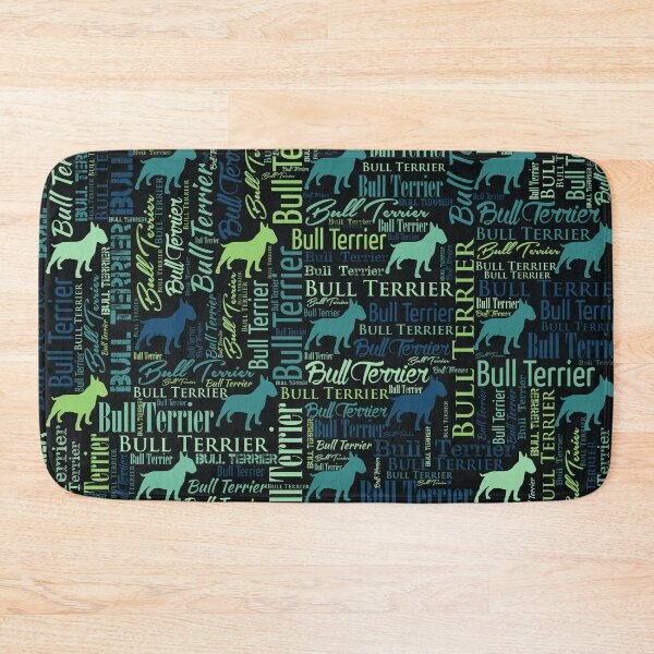 Item preview, Bull Terrier Dog Word Art pattern designed and sold by k9printart.