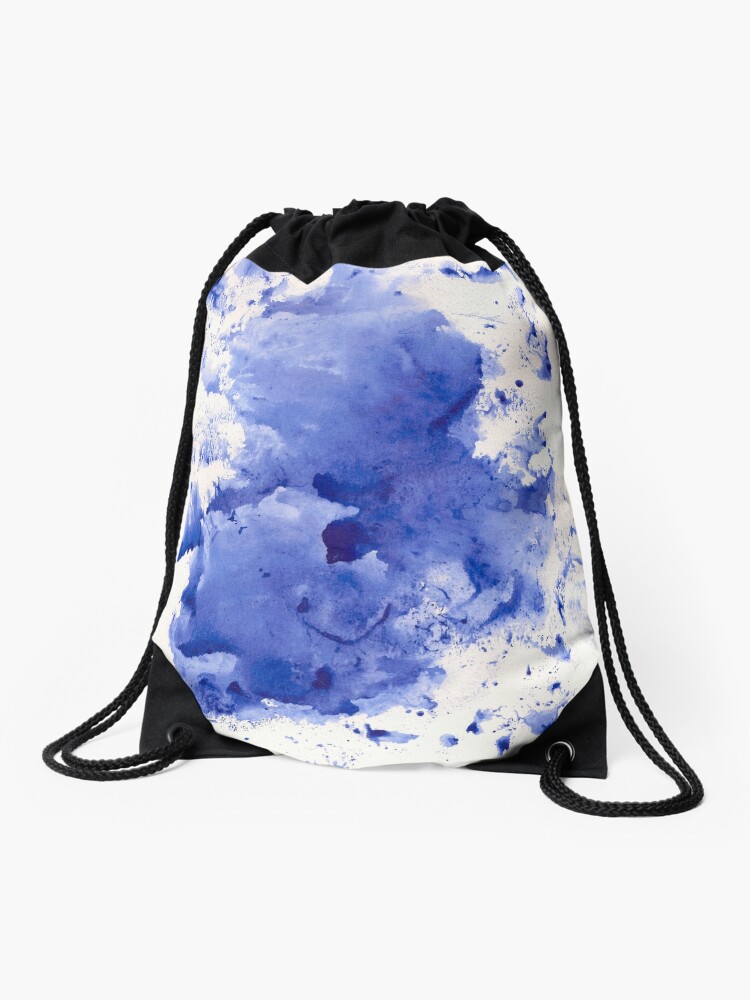 royal blue drawstring bag