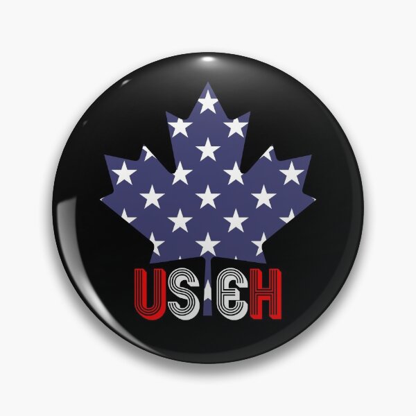 Item preview, USEH Maple Leaf Flag Funny American Canadian designed and sold by LaJCulture.