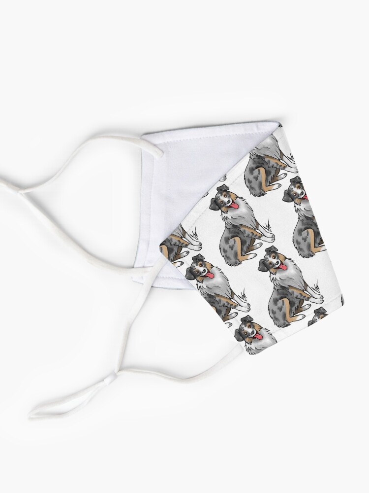 Alternate view of Australian Shepherd - Blue Merle Mask