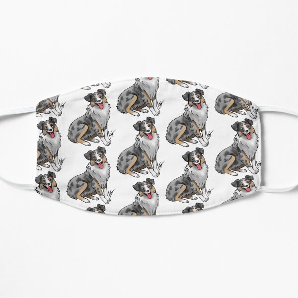 Australian Shepherd - Blue Merle Mask