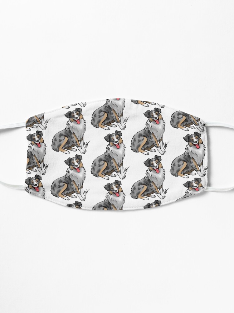 Alternate view of Australian Shepherd - Blue Merle Mask