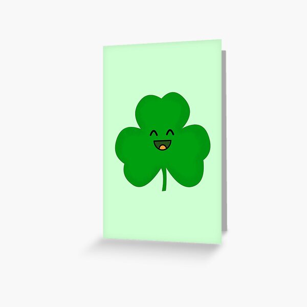 Happy Shamrock Greeting Card