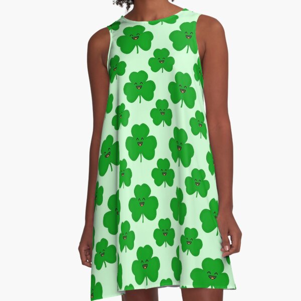 Happy Shamrock A-Line Dress