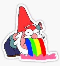 Gnome puking happiness - Gravity Falls Sticker