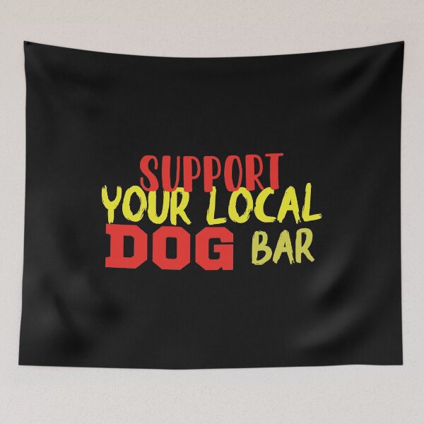 Item preview, Support your local dog bar, Dog Mom Shirt, Dog Lover Gift, Fur Mama, Dog Shirt, Dog Mama, Gift For Her, drinking Design, funny graphic Mom Slim Fit T-Shirt designed and sold by sfyn-na.