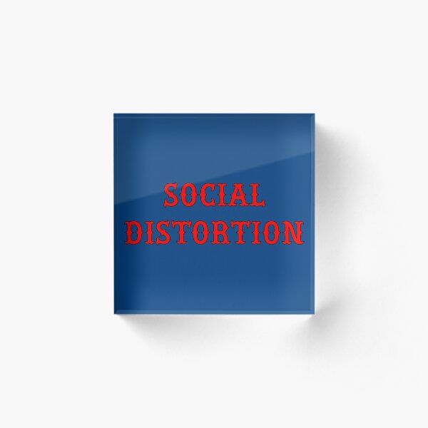Social Distortion Acrylic Block