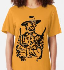 outlaw josie wales t-shirt Slim Fit T-Shirt