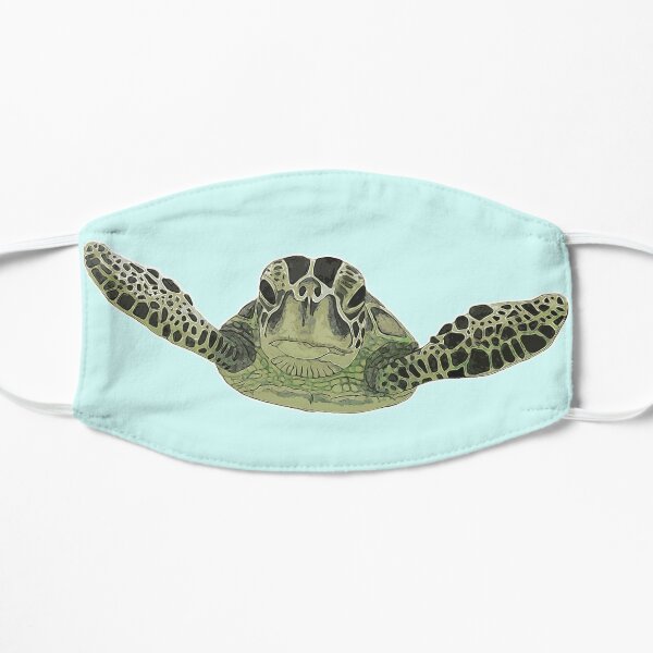 Green sea turtle Flat Mask