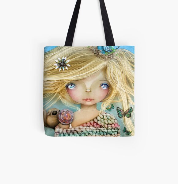 Nature Girl All Over Print Tote Bag