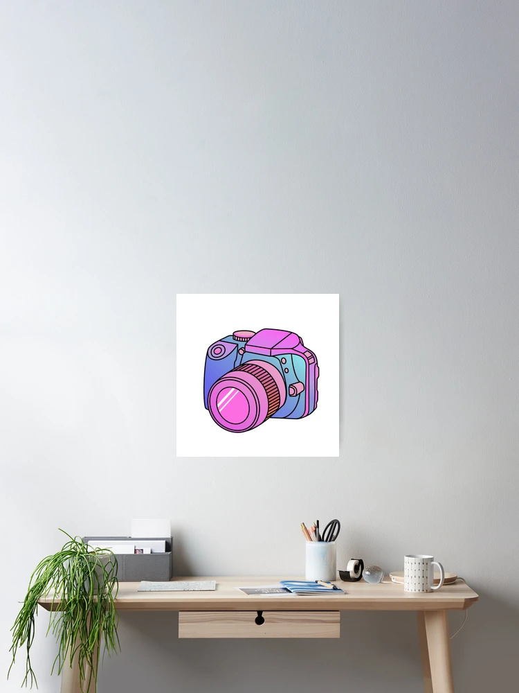 Thumbnail 2 of 3, Poster, Colorful Camera   designed and sold by -SUGAR-RUSH-.