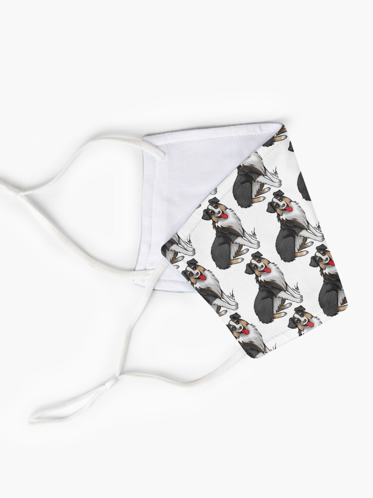 Alternate view of Australian Shepherd - Black Tri-Color Mask