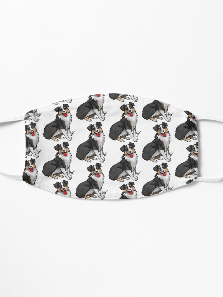 Alternate view of Australian Shepherd - Black Tri-Color Mask