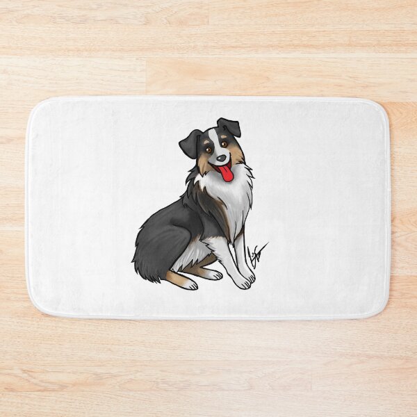 Item preview, Dog - Australian Shepherd - Black Tri-Color designed and sold by Jennifer Stolzer.