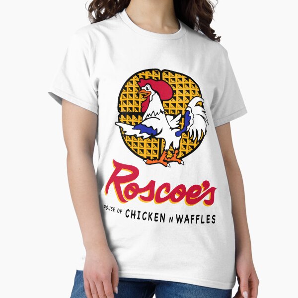 Aperçu de l'œuvre T-shirt maison de gaufres au poulet de Roscoe créée et vendue par coolhiphoptees.
