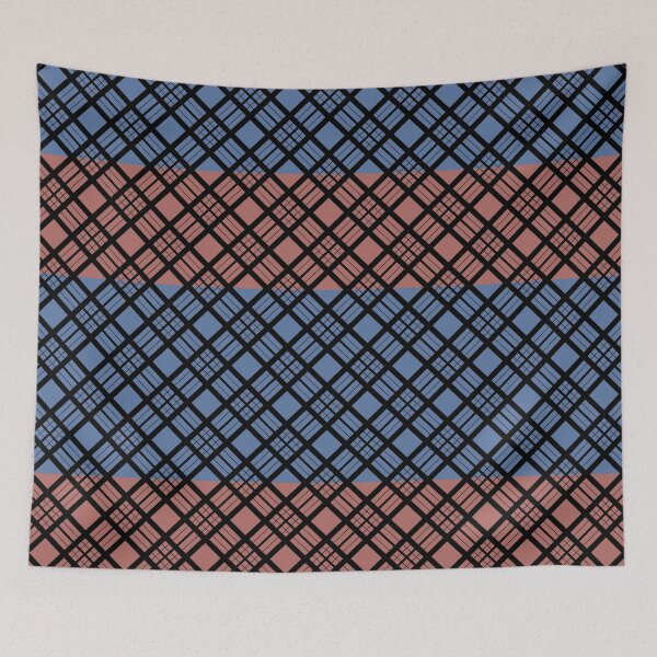Item preview, Brown-blue plaid designed and sold by fuzzyfox.