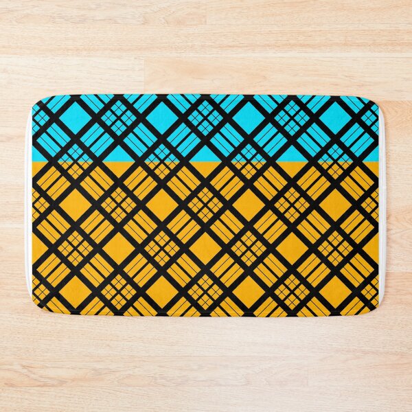 Item preview, Yellow-turquoise plaid designed and sold by fuzzyfox.