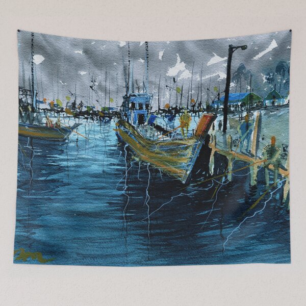 Item preview, Fremantle Boats 3 designed and sold by darrenyeoart.