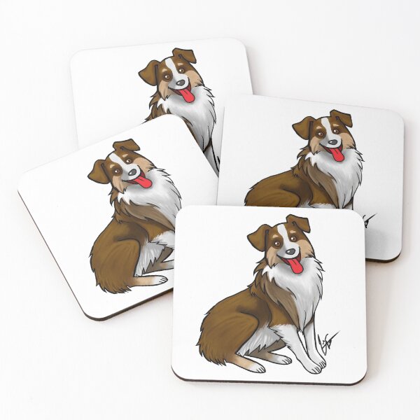 Item preview, Dog - Australian Shepherd - Tri Color Liver designed and sold by Jennifer Stolzer.