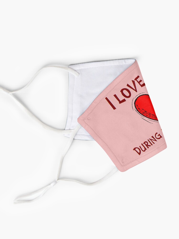 Alternate view of I Love You During The Holidays T-Shirt Design by MbrancoDesigns Mask