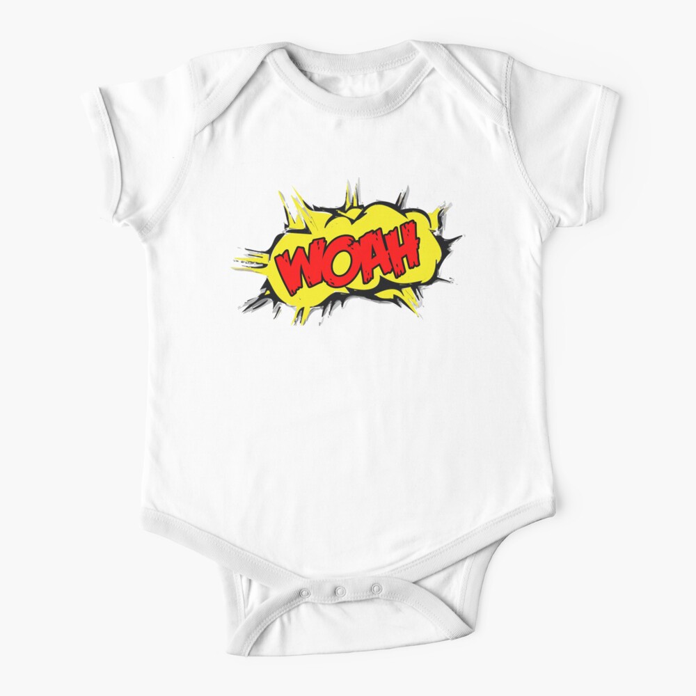 Woah Lil Baby Comic Effect Baby One Piece By Fablofreshcobar Redbubble - woah lil baby roblox id code