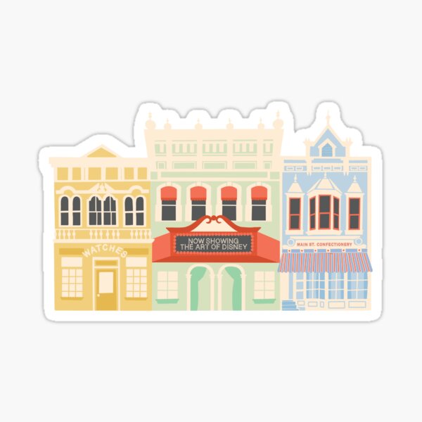 Main St USA Sticker