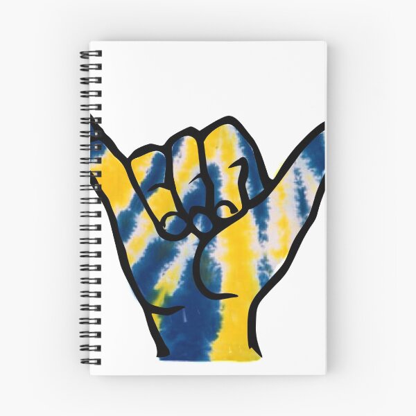 Item preview, blue and yellow hang loose designed and sold by createdbysydd.