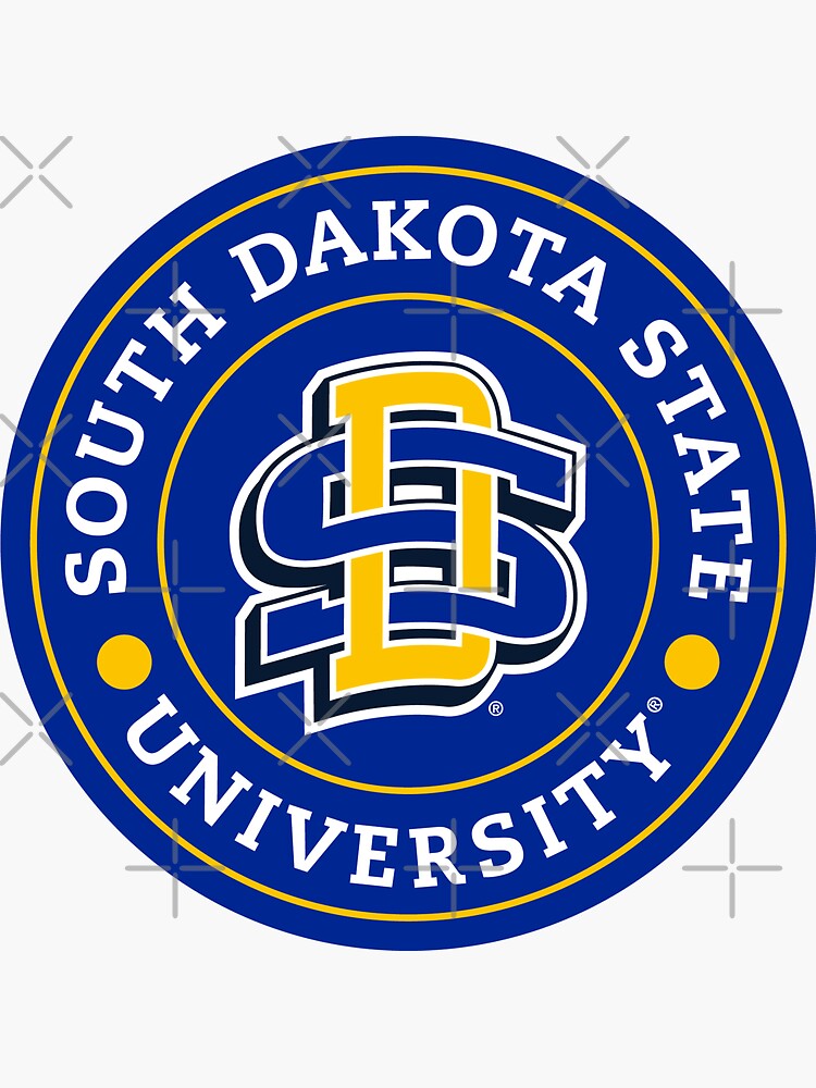 "South Dakota State University - SD Wordmark" Sticker by wuflestadj