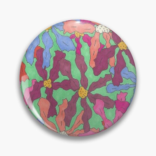 Item preview, Colorful Retro Floral Print designed and sold by DanielleGensler.