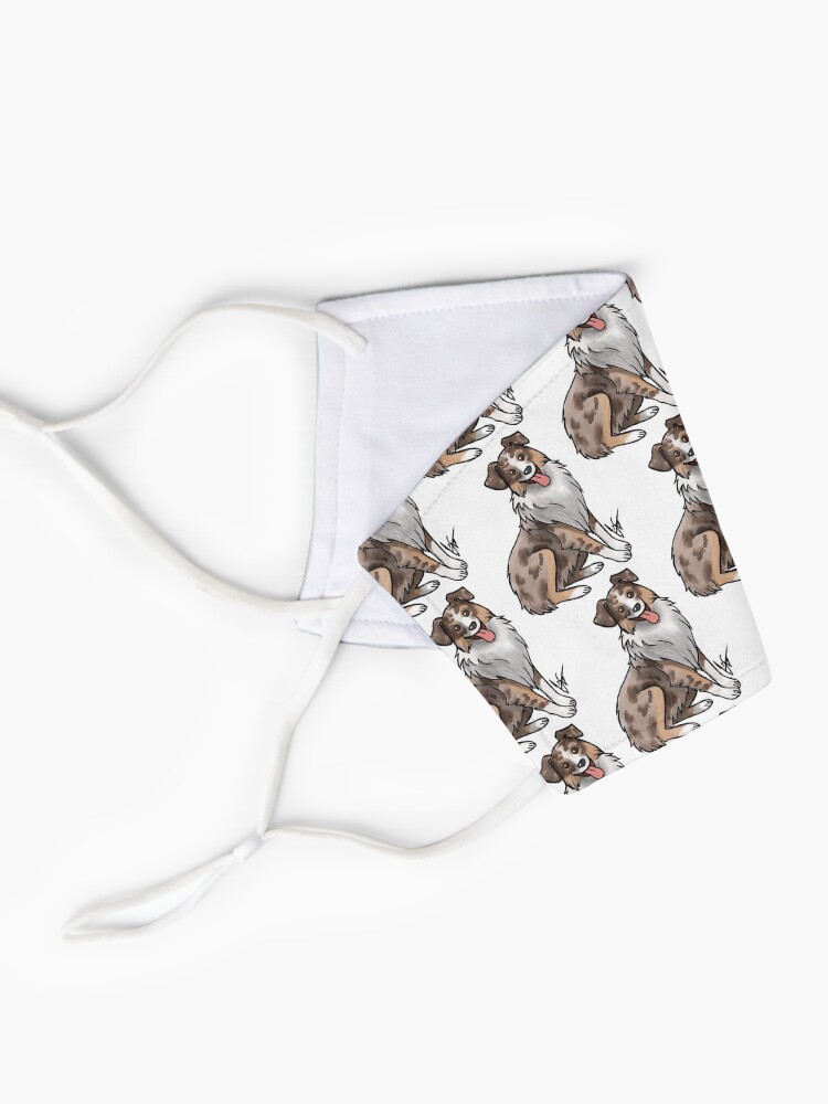 Alternate view of Australian Shepherd - Red Merle Mask