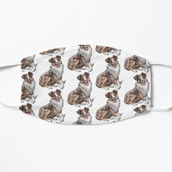 Australian Shepherd - Red Merle Flat Mask