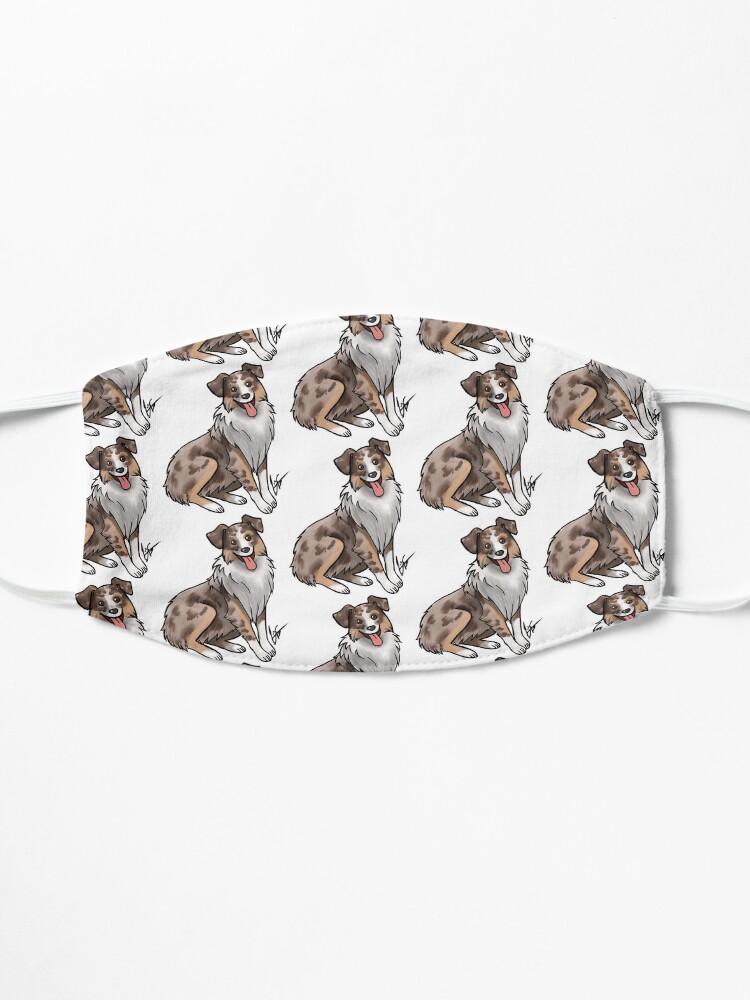 Alternate view of Australian Shepherd - Red Merle Mask