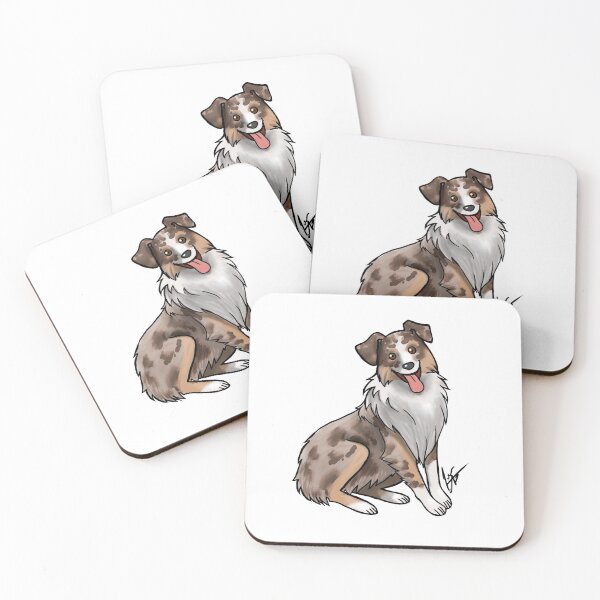Item preview, Dog - Australian Shepherd - Red Merle designed and sold by Jennifer Stolzer.