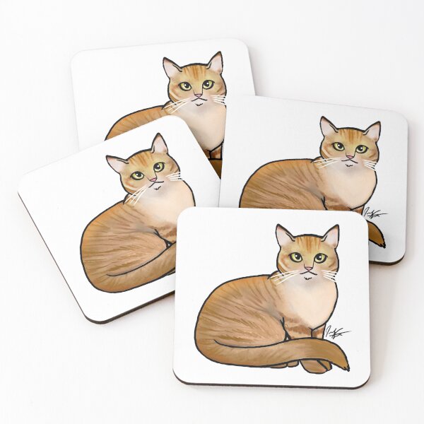 Item preview, Cat - British Shorthair Orange Tabby Cat designed and sold by Jennifer Stolzer.