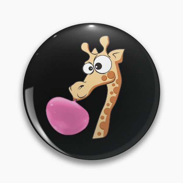 Item preview, Tall Giraffe Blowing Pink Bubble Gum  designed and sold by alenaz.