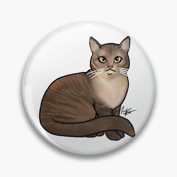 Item preview, Cat - British Shorthair Brown Tabby Cat designed and sold by Jennifer Stolzer.
