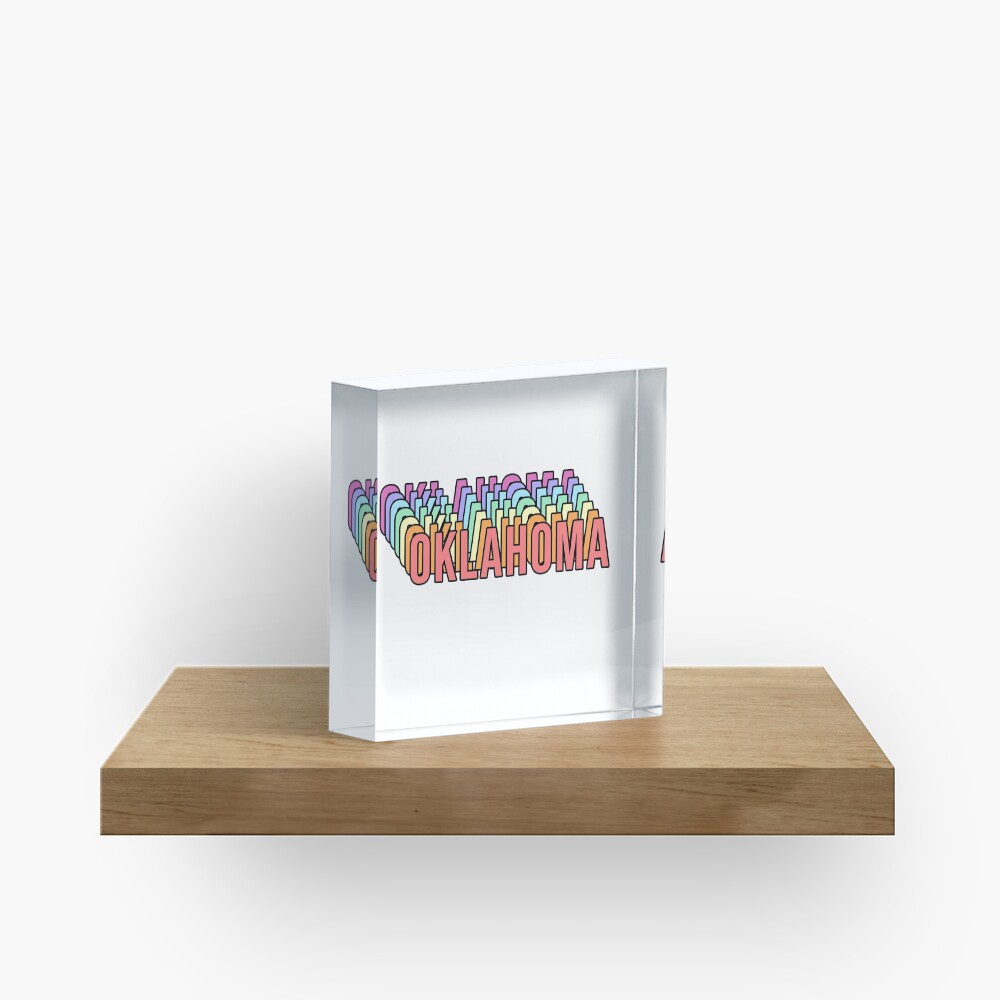 Oklahoma Acrylic Block