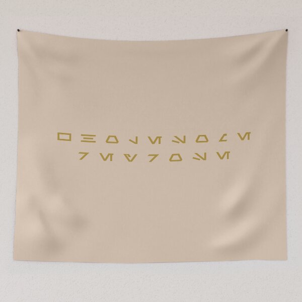 Item preview, Wholesome Reyrose (Aurebesh, Gold) designed and sold by DarthAstris.