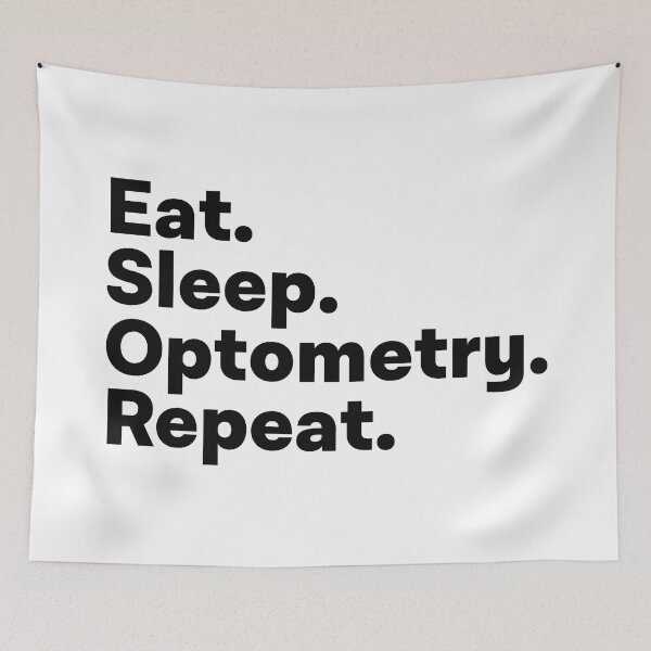 Item preview, Eat Sleep Optometry Repeat designed and sold by teesaurus.