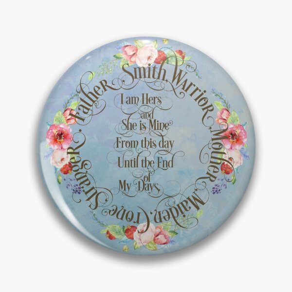 Item preview, I am hers and she is mine. GOT Wedding Vows designed and sold by literarylifeco.