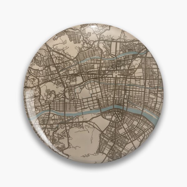 Item preview, Kochi Sepia Map designed and sold by CPTVDesign.