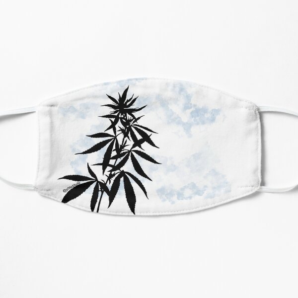 Cannabis Silhouette " Mask for Sale by p0tstitute |