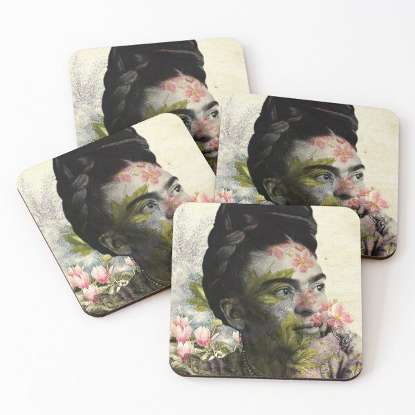 Item preview, Frida kahlo flowers designed and sold by Muycote.