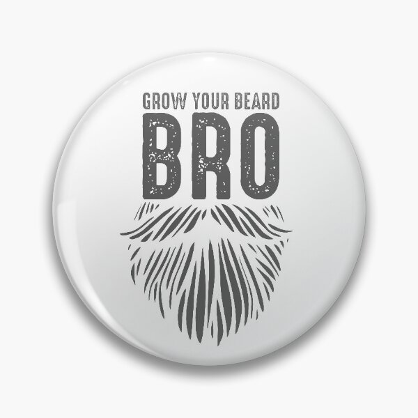 Item preview, Funny Bearded Man Gift with saying Grow Your Beard Bro Facial Hair Men Jokes  designed and sold by alenaz.