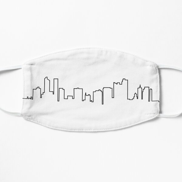 Denver, Colorado City Skyline Mask