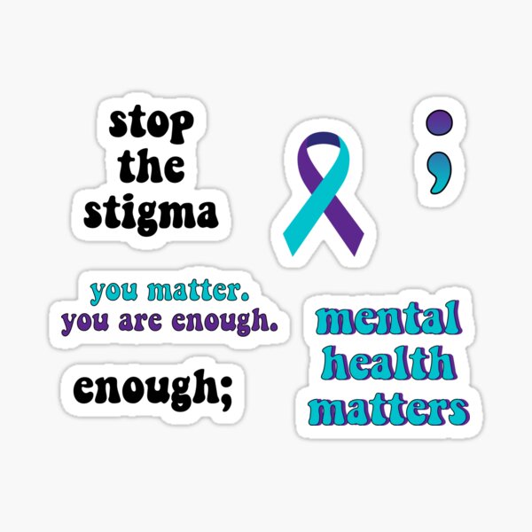Mental Health Awareness Sticker Pack Sticker