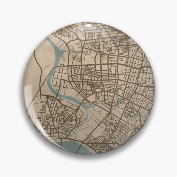 Item preview, Akita Sepia Map designed and sold by CPTVDesign.
